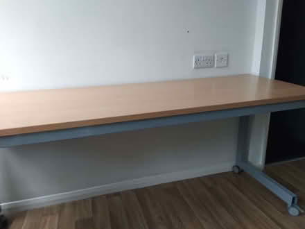 Photo of free Large table on wheels (Harlow Fields DE22) #1