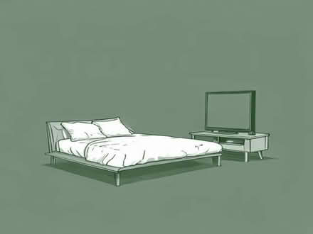 Photo of Single bed frame and TV stand (Hook KT6) #1