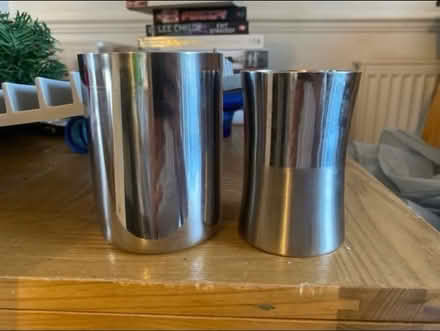 Photo of free Metal Toothbrush Holders x 2 (Cheshunt En8) #1