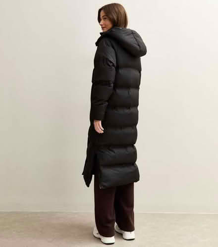 Photo of free New Look Black Long line Padded Puffer Coat needs new zip (Heald Green SK8) #1