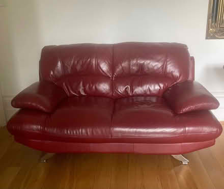 Photo of free Leather 2 Seater Sofa (Belsize Park NW3) #1