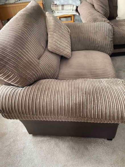 Photo of free Taupe/beige DFS Armchair (Garsington OX44) #1