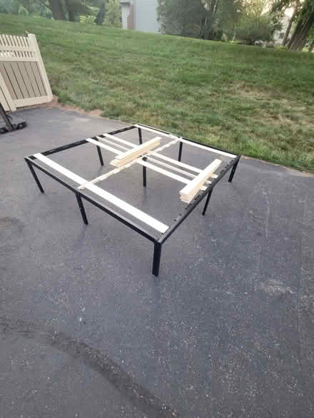 Photo of free King size tall bed frame (New London, PA) #2