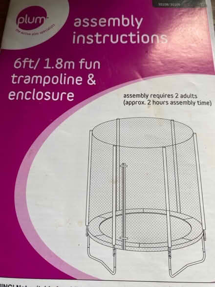 Photo of free 6ft trampoline (ME139 bh) #1