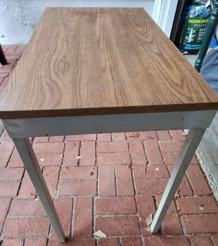 Photo of free Small table with metal legs (Saugus) #4