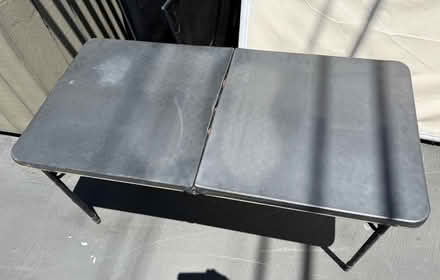 Photo of free Small adjustable folding table (1075 Valencia Avenue) #2