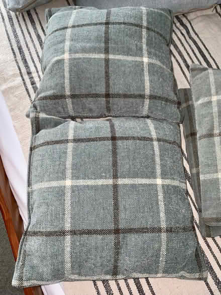 Photo of free 2 sets of 2 small square cushions. (Kendal LA9) #3