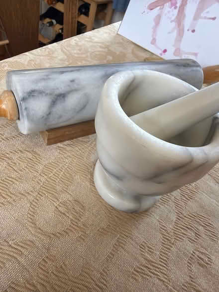 Photo of free Marble rolling pin plus mortar (El Cerrito) #2