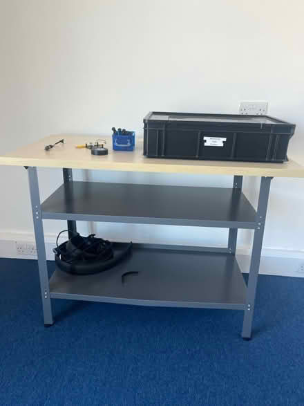 Photo of free Working desk with shelf (BS7) #1