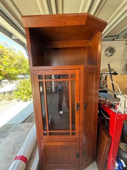 Photo of free Mission Oak Entertainment Center (Gilroy) #2