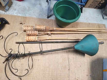 Photo of free Bird feeder, garden flares and pot (Wimbledon SW19) #1