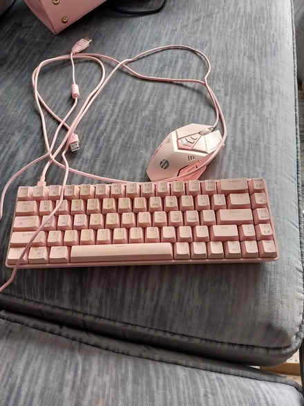 Photo of free Pink mouse and keyboard (CH48) #1