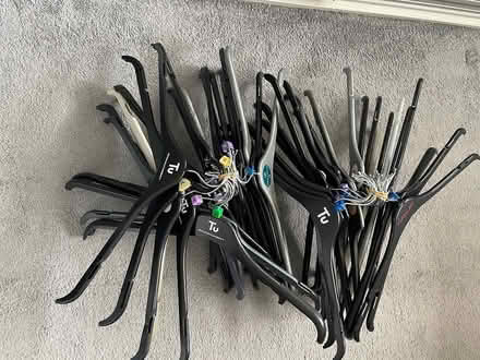 Photo of free Two bundles of coat hangers (g52 4hl penilee) #2