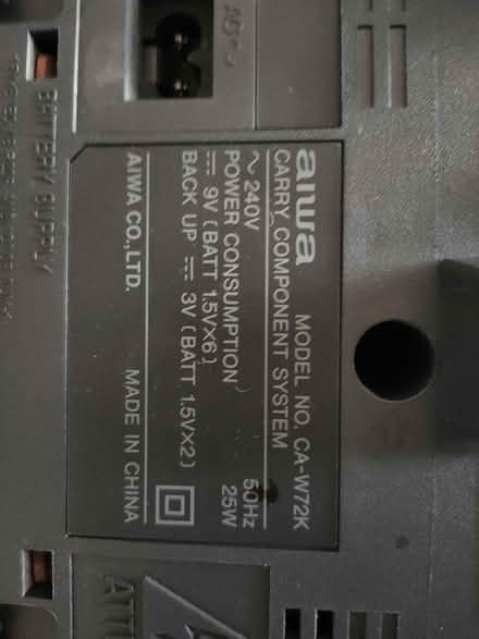 Photo of free Aiwa stereo - doesn't seem to work (Leatherhead KT22) #4