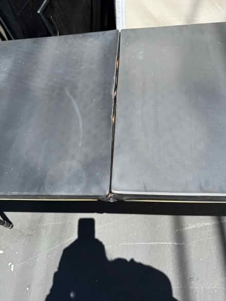 Photo of free Small adjustable folding table (1075 Valencia Avenue) #1