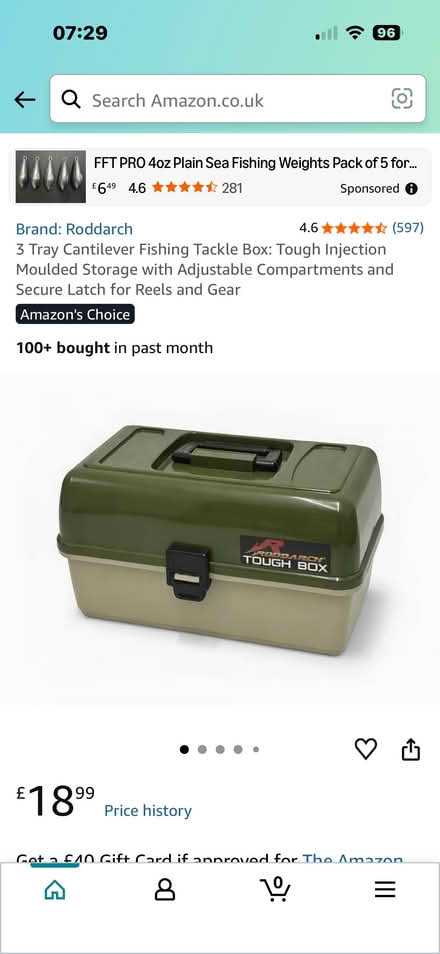 Photo of Fishing box (Silverhill Park TN34) #1