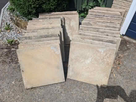 Photo of free Concrete paving slabs (Bamford S33) #1
