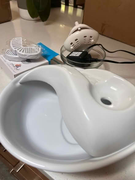 Photo of free Cat Water Fountain w/2 filters (NE Downers Grove) #1