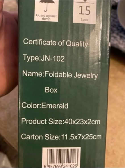 Photo of free Fold out jewellery box (Cheshunt En8) #2