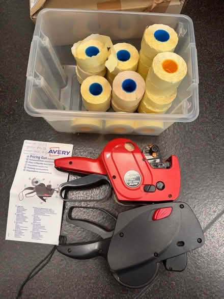 Photo of free Pricing guns and labels (Odd Down BA2) #1