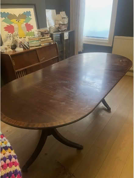 Photo of free Beautiful 7ft dining room table! (Queens Park MK40) #1
