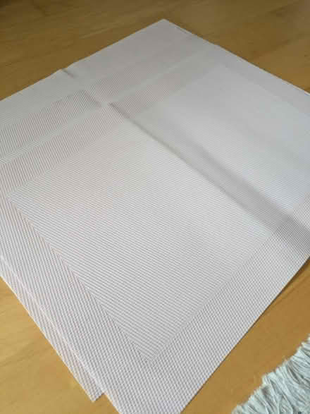 Photo of free Four Blush Pink Wipeable Placemats (Wincheap CT1) #1