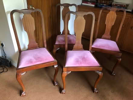 Photo of free Four vintage mahogany chairs (University Area RG1) #1