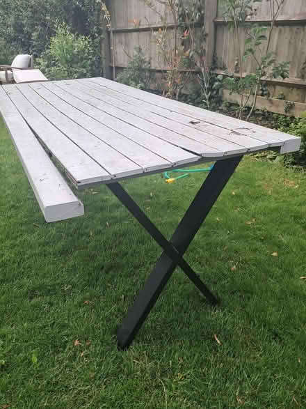 Photo of free 6 chairs & garden table (broken) (Chorleywood, WD3) #1