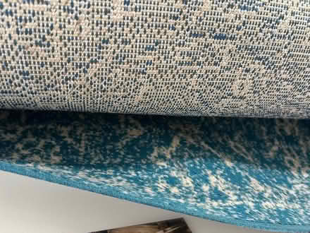 Photo of free Large Blue/White Rug (Lizard Point NE34) #1