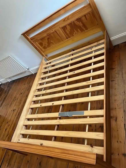 Photo of free Double bed, solid wood (Skerries) #2