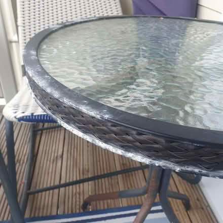 Photo of free Outdoor glass-top table (Snodland ME6) #2