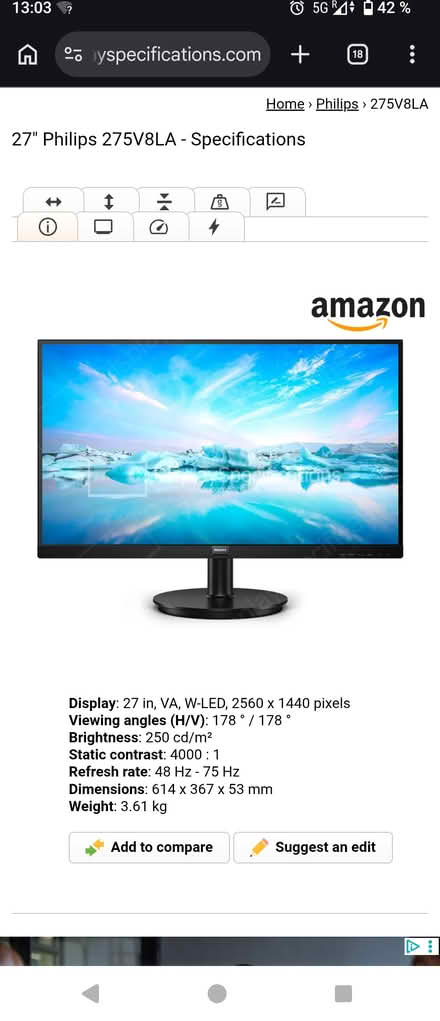 Photo of free Monitor (Olympia W14) #2