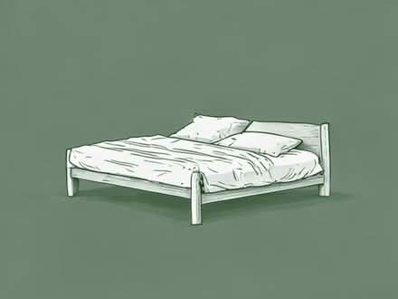 Photo of free Two single damaged white wooden bed (Plaistow E13) #1