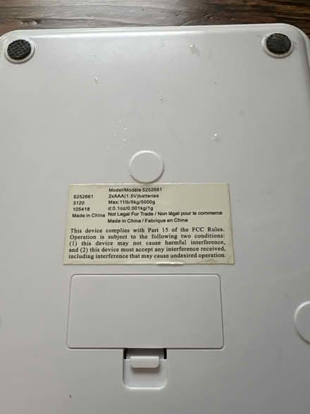 Photo of free Taylor food scale (Kanata Lakes) #2
