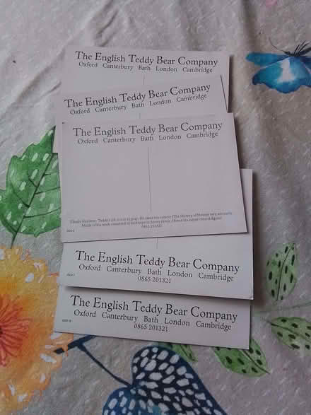 Photo of free Collection Teddy Bear postcards (Fords Farm RG31) #3