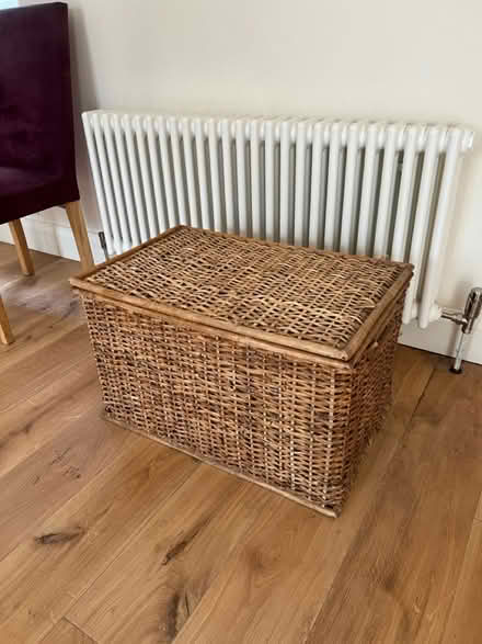 Photo of free Wicker storage hamper (Notting Dale W11) #1