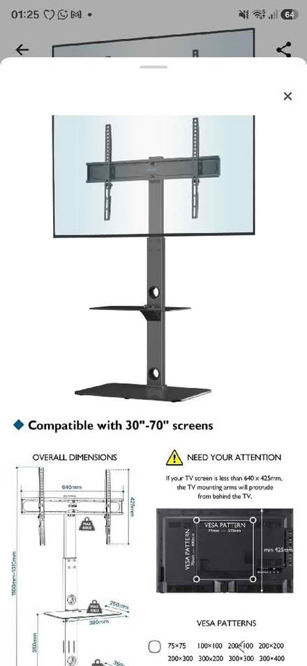 Photo of TV stand (Basingstoke RG21) #1
