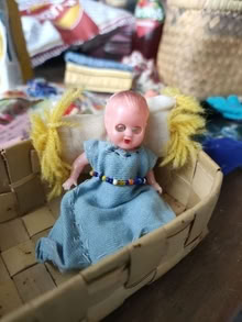 Photo of free grandma's doll/clothes - 1940s (Leatherhead KT22) #1