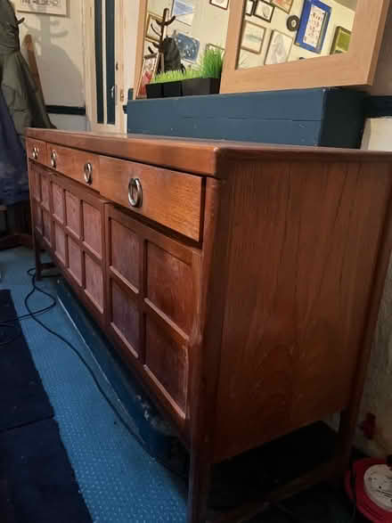 Photo of free Large wooden sideboard/cabinet (Huntingdon PE29) #1