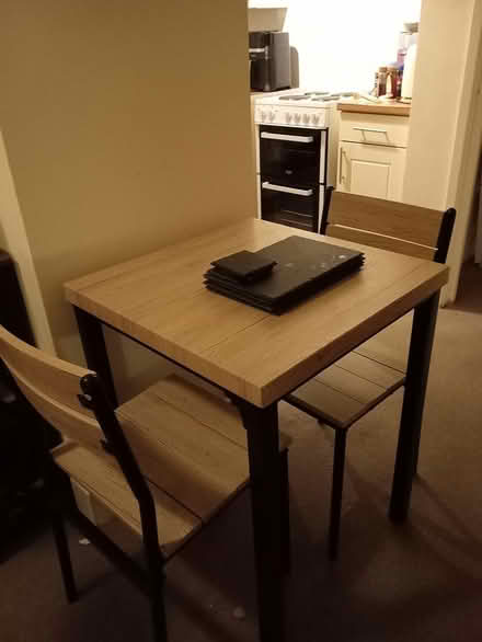 Photo of free 2 seat dining table/ chairs (Brook Green W6) #1