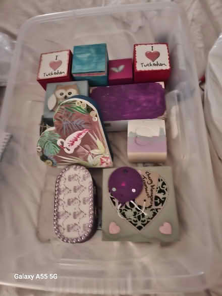 Photo of free Bundle of wooden boxes and signs (Hanworth TW13) #1