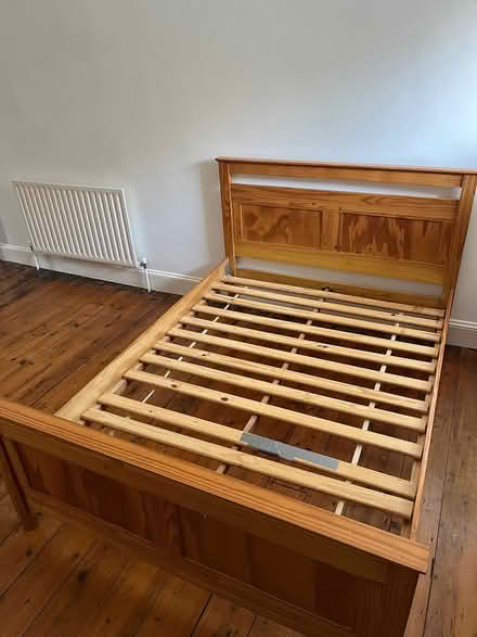 Photo of free Double bed, solid wood (Skerries) #1