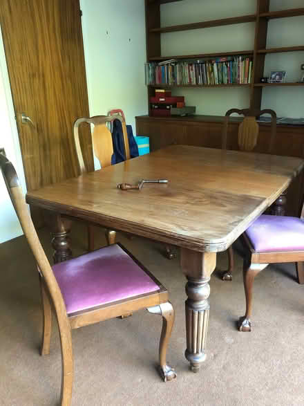 Photo of free Four vintage mahogany chairs (University Area RG1) #2