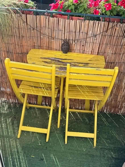 Photo of free Half moon bistro table (East Dulwich SE22) #2