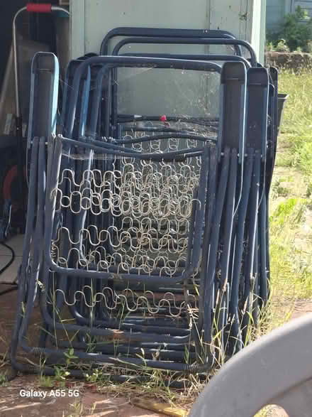 Photo of free 8 fold up garden recliners (Hanworth TW13) #1