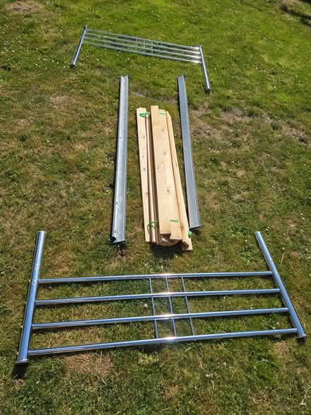 Photo of free Single steel metal bed frame (Surrey RH1) #1