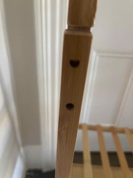 Photo of free Wooden clothes rail (SW17) #1
