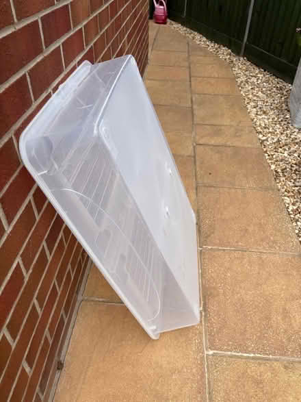 Photo of free Plastic under-bed storage box (Taunton Somerset) #3
