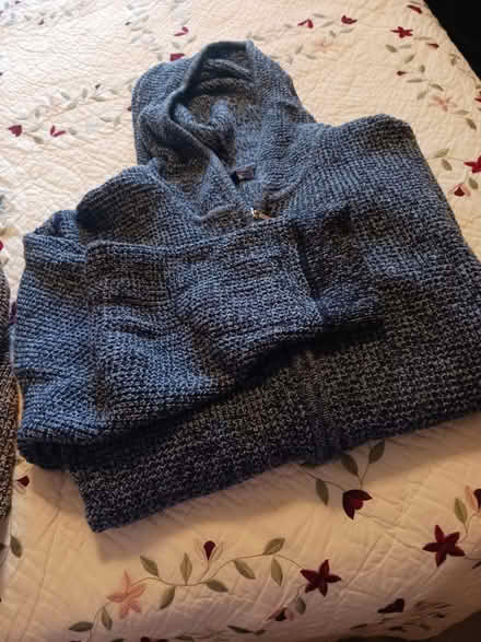 Photo of free Woman's Hooded Sweater Jacket (Cliffwood Beach) #2