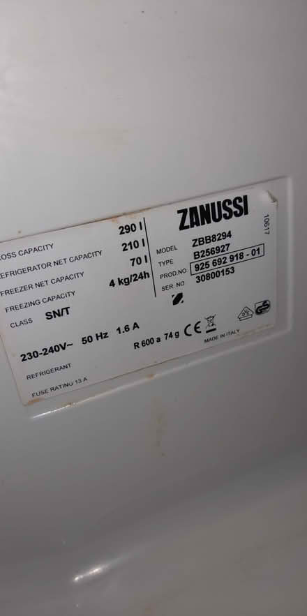 Photo of Freezer drawers ZBB8294 (Winnersh RG41) #1